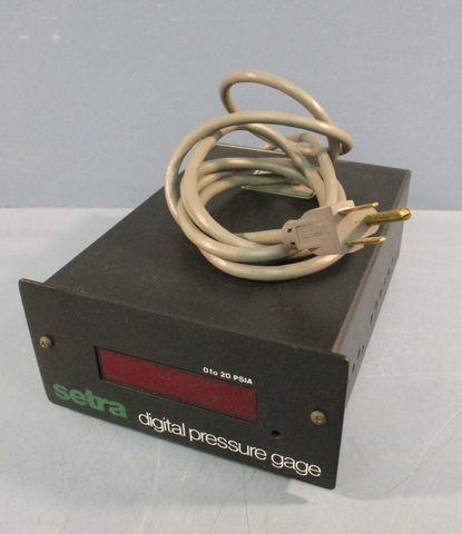 Setra Systems Model 360 Digital Pressure Gage 0 to 20Psia 117Vac 60Hz