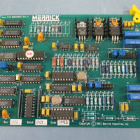Merrick BMK019607 Rev 4 Scale PCU Board  Used