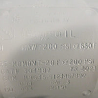 Manchester Tank 304982 Horizontal Air Tank 200 PSI 650 F 3 Gal