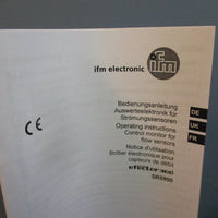 IFM efector300 Flow Monitor SR5900 SRM12AXXFPKG K AC 1104 NEW