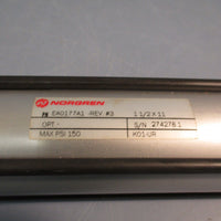 Norgren EA0177A1 Double-Acting Pnuematic Air Cylinder 250psi Air 1 1/2" x 11"
