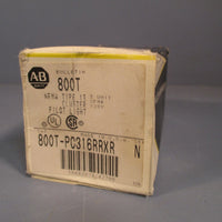 AllenBradley Cluster Pilot Light Ser. N 800TPC316RRXR