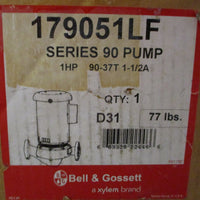 Bell & Gossett 179051LF Series 90 Centrifugal Pump 9037T 1HP 11/2A Size 37T