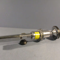 Vestil leveling jack 9” Travel Model LJ9 with Polished Chrome Finish