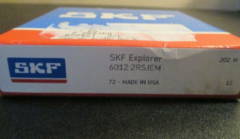 SKF Explorer Radial/Deep Groove Ball Bearing 6012 2RSJEM
