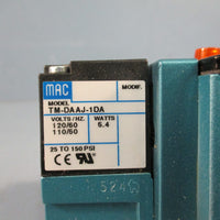 MAC VALVES INC 82AACBAATMDAAP1DA w/TMDAAJ1DA Solenoid Valve 110/120VAC