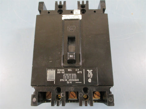Westinghouse FB3090L Circuit Breaker  Used
