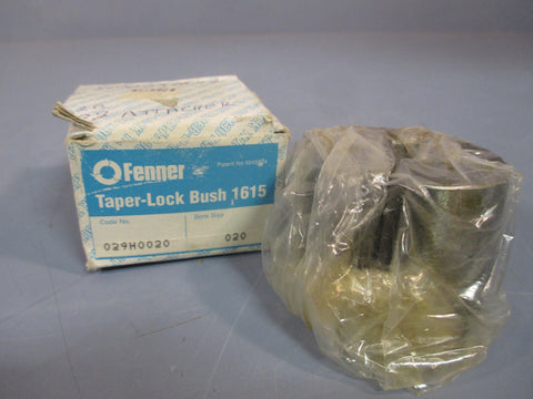 LOT OF (2) FENNER BORE SIZE: 020 TAPER LOCK BUSH 1615 029H0020