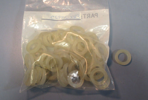 Lot 51 Gast GA00307841 Silicone Sealing Rings Squared 0.645" ID, 1.025" OD NWOB