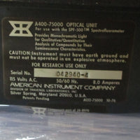 Aminco SPF500 Spectrofluorometer Scan Control Ratio Unit Cell Turret