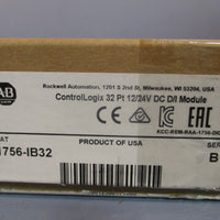 Allen Bradley ControlLogix 32 Pt D/I Module 1224VDC Series B FW 3.006 1756IB32