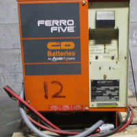 C&D Batteries  Ferro Five FR6CE450 12V Forklift Battery Charger 95Amp 6 Cells