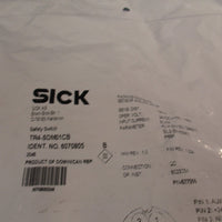 SICK TR4SDM01CB NON CONTACT SAFETY SWITCH 6070805