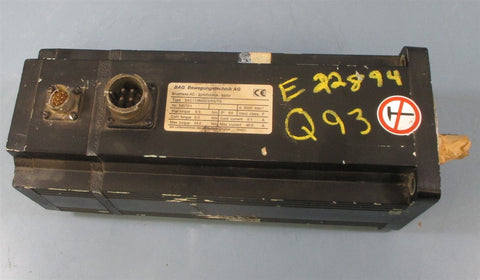 BAG Bewegungstechnik AG BAC118M30/3/RA/TS Brushless Servo Motor 33 Nm Max Parts