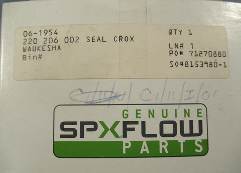 SPX Flow 220206002 Outer Seal 220206002 4.5" Outside Diameter