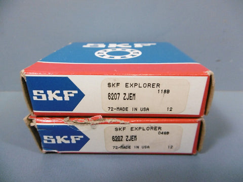 2 Nib SKF 6207-ZJEM Single Row Ball Bearing