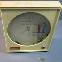 Honeywell 31061221-001 Humidity and Temperature Recorder w/ Key Used