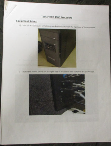 Tamar Technology HRT 3000 Non Contact Optical Profiler HRT3000