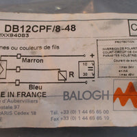 Balogh DB12CPF/8-48 DB12CPF 411XXB4083 Proximity Sensor Nos