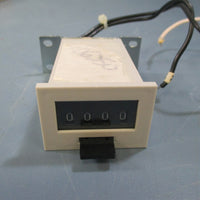 Redington D24904 115AC Push Button Reset 4 Digit Counter  Used