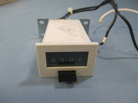 Redington D24904 115AC Push Button Reset 4 Digit Counter  Used