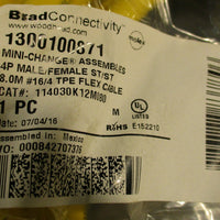 Molex 1300100871 BradConnectivity Cordset 114030K12M080 8 Meters Long Lot of 10