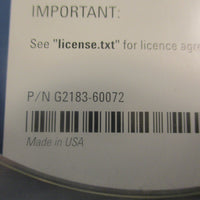 Agilent Technologies G218360073/60074/60072 ChemStation Plus Software