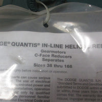 Dodge Quantis HB683CN140TC Gear Reducer 126.41:1 Ratio, 7081 InLb Torque