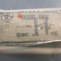 SMC SV3200-5F1U-03N Solenoid Valve 0.1-0.7MPa 24VDC 3/8 NPT 101PSI Max