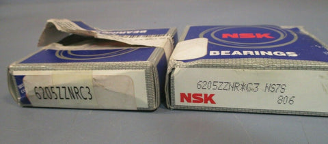 NSK BALL BEARING (Lot of 2) 6205ZZNRC3