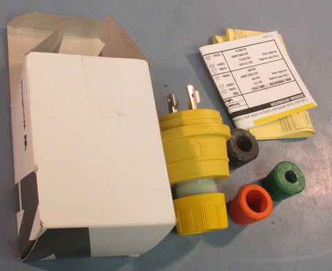 Molex Woodhead 1301470029 Watertite Extreme Plug With Locking Blade 3 Phase 480V