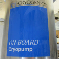 Brooks Automation CTICryogenics OnBoard 10 Cryopump 8116231G002R 8112578G001