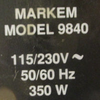 Markem 9840 Code Dater Controller Rotary Print Head Controller 115/230 VAC 350 W