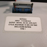 ACCUWEB MICRO 1000 WEB GUIDE CONTROL CTL 1000-02 INPUT: 115VAC OUTPUT: 30VDC 4A