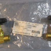 MSC Industrial Supply 62229307 Brass Needle Valve 1/4" Straight Max Lot of 2
