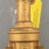 Milwaukee Valve 115034 Gate Valve 5JLZ0 3/4" NPT 150SWP 300WOG Box of 6