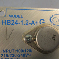 Condor HB241.2A+G Power Supply 110  240VAC 24VDC 1.2A 50/60Hz