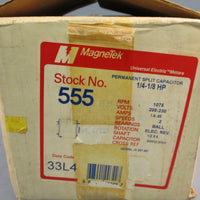Magnetek 555 Universal Electric Motor 1075 RPM, 208-230V, 1.6-.85AMPS, 1/4-1/8HP