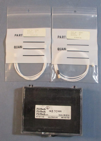 FilTech QI7044 Microdot Cable 30" Long PTFE Layer (Lot of 2)