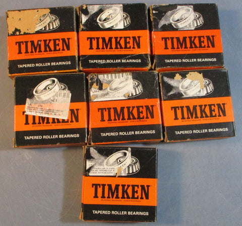 Timken LM501310 Tapered Roller Bearing Cup 2.8910" OD 0.58" W 2.4" Bore Lot of 7