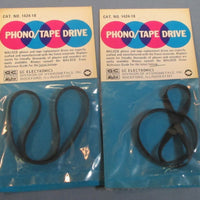 Lot of 2 GC Electronics 142418 Phono/Tape Drive Smaller Circumference NOS