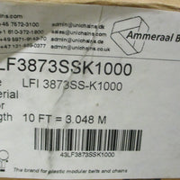 Uni Chains 43LF3873SSK1000 Table Top Conveyor Roller Chain 10' LFI 3873SS-K1000