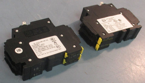 CBI QL28KM15 Circuit Breaker 2 Poles 15 Amp QL-2(13)-DM-KM-15A Lot of 2