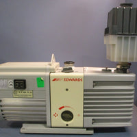 Edwards RV12 Vacuum Pump A65501906 w/ EMF 20 Oil Mist Filter