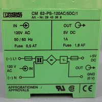 Phoenix Contact Power Supply: CMPS120AC/5DC/1