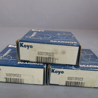 Lot of (3) KOYO Deep Groove Ball Bearings 60072RSC3