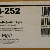 MBP Molecular BioProducts 903252 BioRobotix Pipette Tips 200 uL, 10 Trays of 96