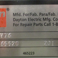 Dayton 488V76 Utility Exhaust Blower 3/4" Shaft Dia 111/8" Wheel Dia