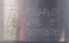 Tru-Flo 201 CSE-316L-TC-3" Sanitary Check Valve 58-02 Tri-Clamp