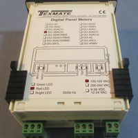 Texmate DU35AC15 Digital Panel Meter 100120VAC Red LED 50/60Hz